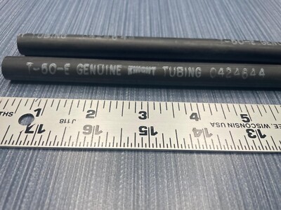 2x Knight T-50-E Squeeze T-50E, 11'' Cut 1/4'' ID 0424644 Chemical Supply Tube