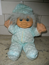 Russ Troll Baby Boy Pajamas / Night Gown and Hat 12" Doll  P48A 