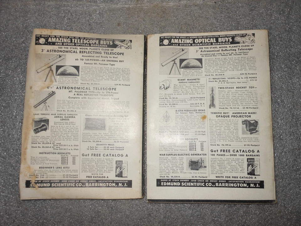 Vintage "Astounding Science Fiction" Science Pulp Digest Magazines 1959 Feb. Aug - Image 4 of 4