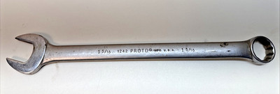 Vintage Proto #1242 Wrench 1 5/16 ,  18  Long Bin CK