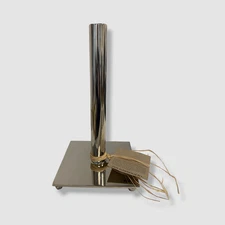 JAN BARBOGLIO Silver Posada Nickel Paper Towel Holder | 15.25" in