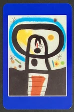 Equinoxe by Joan Miro Art Vintage Single Swap Playing Card
