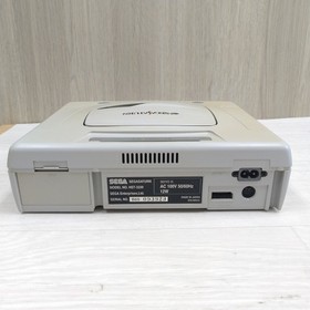 Sega Saturn Console Bundle with 2 Controllers 8 Games & memory Japan White