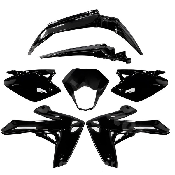 Verkleidungskit TNT 7-Teilig Schwarz FüR Rieju MRT 50 Ccm-image
