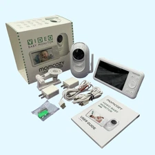 Momcozy BM01 Video 5" 1080p Baby Monitor White w/ Night Vision #BU1459