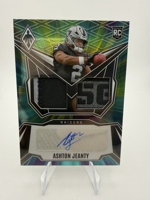 2025 Phoenix Ashton Jeanty Dual Rookie Patch Auto ColorBurst 20/25 Laundry Tag