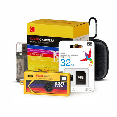Kodak Charmera Key Chain Digital Camera Bundle with Accessories
