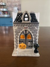 Bath Body Works Soap Dispenser Holder Halloween Haunted House Black Cat 2016