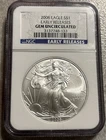2008 Silver Eagle S$1 Early Releases Gem Uncirculated NGC