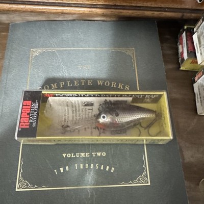 Rapala Down Deep Runner Rattlin Fat Rap DRFR-5 S Silver Black Hard To Find Nib