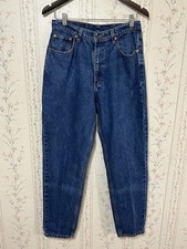 Vintage Jordache Women s High Rise Tapered Leg Denim Mom Jeans Blue Size 15/16