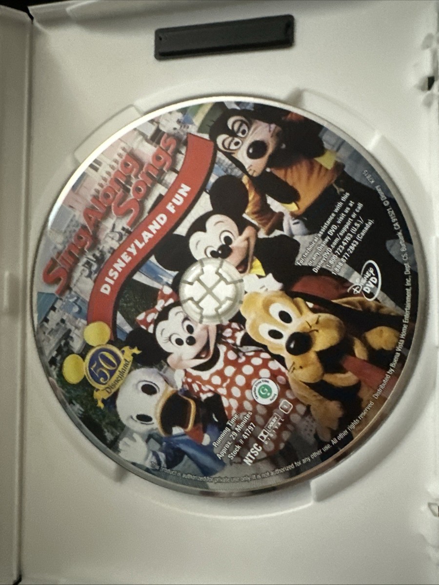 Sing-Along Songs: Disneyland Fun (DVD) for sale online | eBay