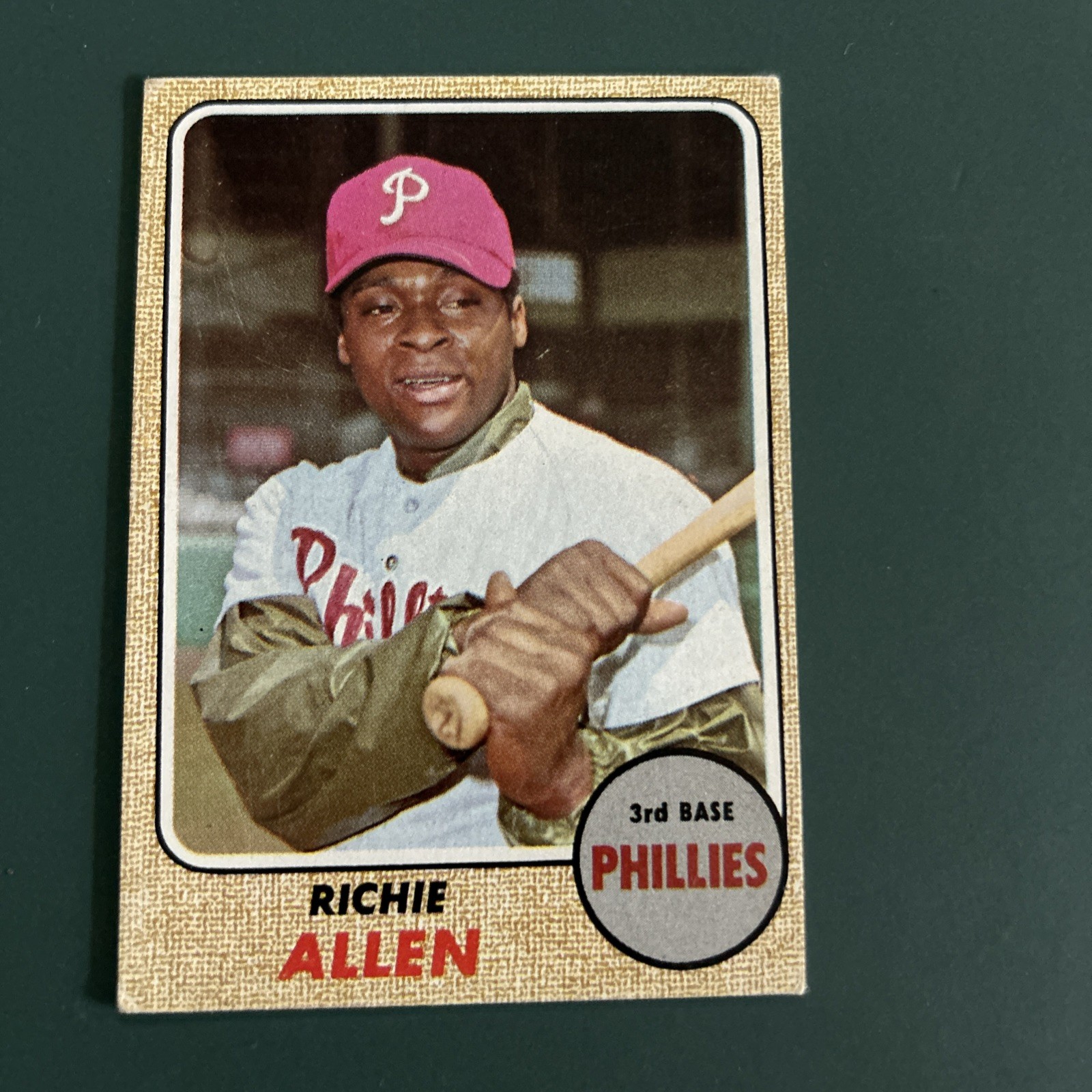 1968 Topps 225 Richie Dick Allen Philadelphia Phillies HOF VG