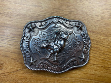Nocona Bull Rider Belt Buckle