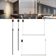 Linear Pendant Light LED Lamp Long Chandelier Light Fixture for Living
