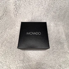 Movado Watch Box Only With Thank You Card And Warranty Booklet Empty Box