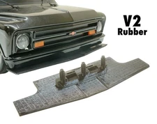 V2 Rubber Front Aero Splitter For Traxxas Slash 1967 Chevrolet C10 Drag Truck