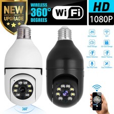 WiFi 360  Panoramic Lamp 1080P Wireless E27 Bulb Camera Smart Security Home Cam