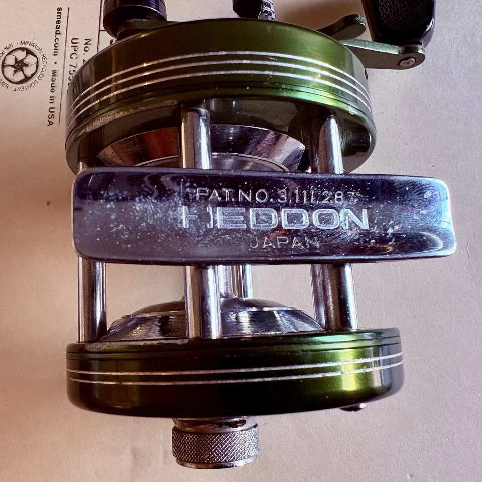 CARRETE DE PESCA HEDDON MARK IV MODELO 3200 LEVELWIND BAIT CASTER HECHO EN JAPÓN Foto 3 de 4