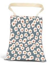 Car Garbage Can, Car Trash Bag, Car Garbage Bag, Hanging Car Cute Grey Flowers