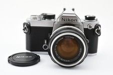 Nikon FM SLR 35mm Film Camera"First Model" w/Nikkor-S 50mm f/1.4 Excellent  