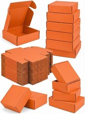 50 Pack Shipping Boxes 6 x 4 x 1.6 Inches, Corrugated Mailer Boxes