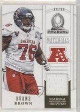 2013 Panini National Treasures Pro Bowl Materials 94/99 Duane Brown #3 3j7