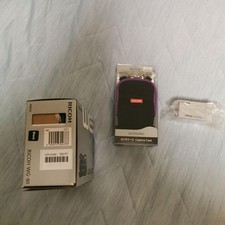 Ricoh WG-80 Black Camera Case Cover Set Used Tested From Japan