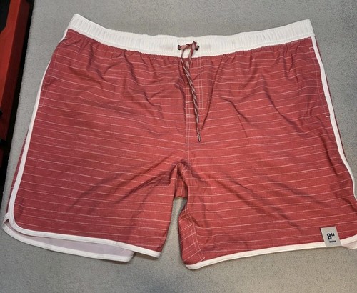 George Swim Shorts Trunks Mens 3XL 48-50 New w\Tags Red Plus size quick dry