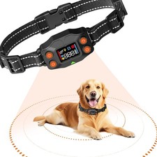 Wireless Dog Fence System, Smart Electric Dog Fence Collar with 3 Working Mod...