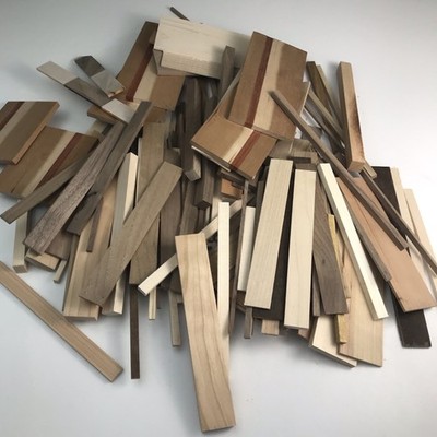 Thin Wood Strips For Arts And Crafts Projects Cherry Walnut Maple Variety Lot189