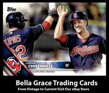 2016 Topps Lonnie Chisenhall #594 Cleveland Indians MLB Baseball 