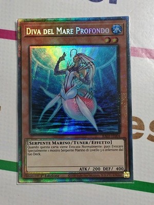Yu-Gi-Oh - Deep Sea Diva COLLECTORS - RA03-IT004 1st Ed Mint 