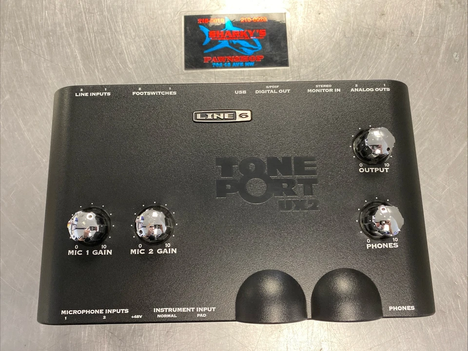 Line 6 Tone Port UX2 USB Interface UNTESTED (18294477) - Image 3 of 3