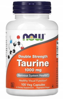 NOW Foods TAURINE 1000 mg 100 Kap TAURINA