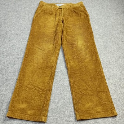 BRAX Tom Mens Corduroy Pants D-48 33/32 Khaki Brown Regular Straight Stretch