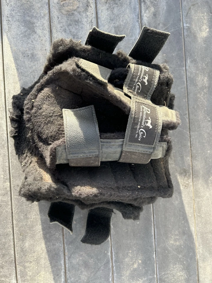 Botas de doma de cuero/piel de oveja Professionals Choice. Negro. Mediano/Grande  Foto 2 de 4