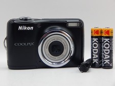 Nikon Coolix L23 Black 10.1MP 5x Wide Zoom digital camera with batteries