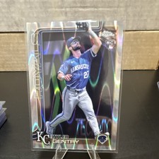 Topps 2025 Chrome RayWave Rookie #218 Tyler Gentry Kansas City Royals baseball
