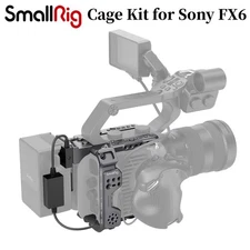SmallRig FX6 Camera Cage Kit for Sony FX6 with V-Mount Battery Plate 4124