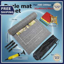 Jigsaw Puzzle Board 2000 Pieces, 31"x45" Storage with 4 Sorting Trays & Cover UK