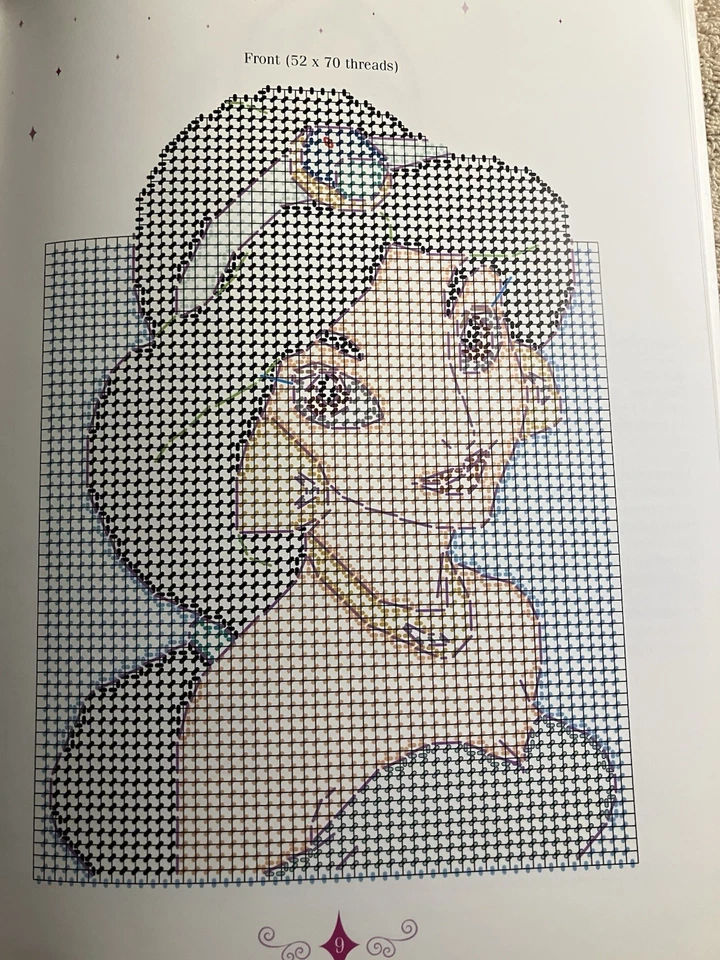 Disney Princess Collection Tissue Box Covers To Stitch Using Plastic Canvas New - Image 3 of 3