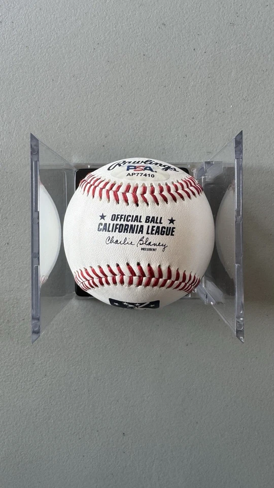 Pelota de béisbol firmada con autógrafo por Sergio Romo para menores ROMLB PSA auténtica # Foto 2 de 2