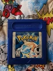 Pokemon Blue Version (Nintendo Game Boy, 1998) GBC Authentic Saves