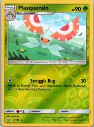 Masquerain 8/149 SM Base Set Reverse Holo Rare