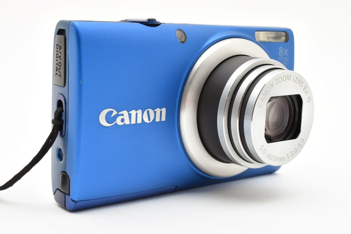 Canon PowerShot A4000 IS 16.0MP Digital Camera - Blue for sale