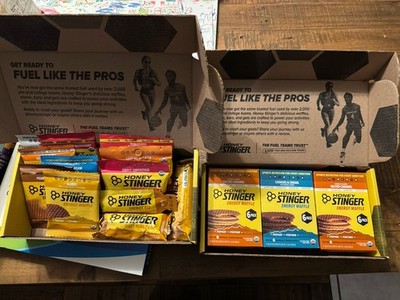 Honey Stinger LOT Protein Bar Peanut Protein Run Food Marathon Fitness Olympics