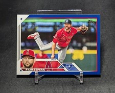 Ryan Tepera Blue Parallel 2023 Topps Series 2 Card #375 Los Angeles Angels 