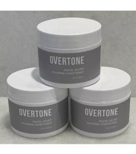 Overtone Pastel Silver Coloring Conditioner 2 oz Sealed Lot of 3