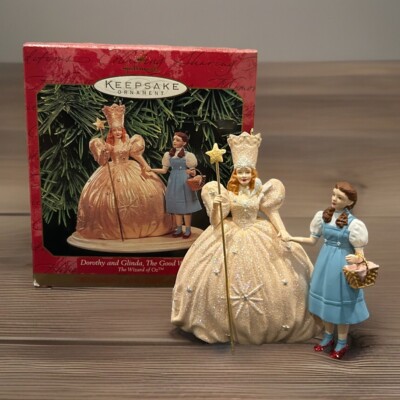 Hallmark Keepsake Wizard of Oz Dorothy & Glinda, Good Witch Holiday Ornament